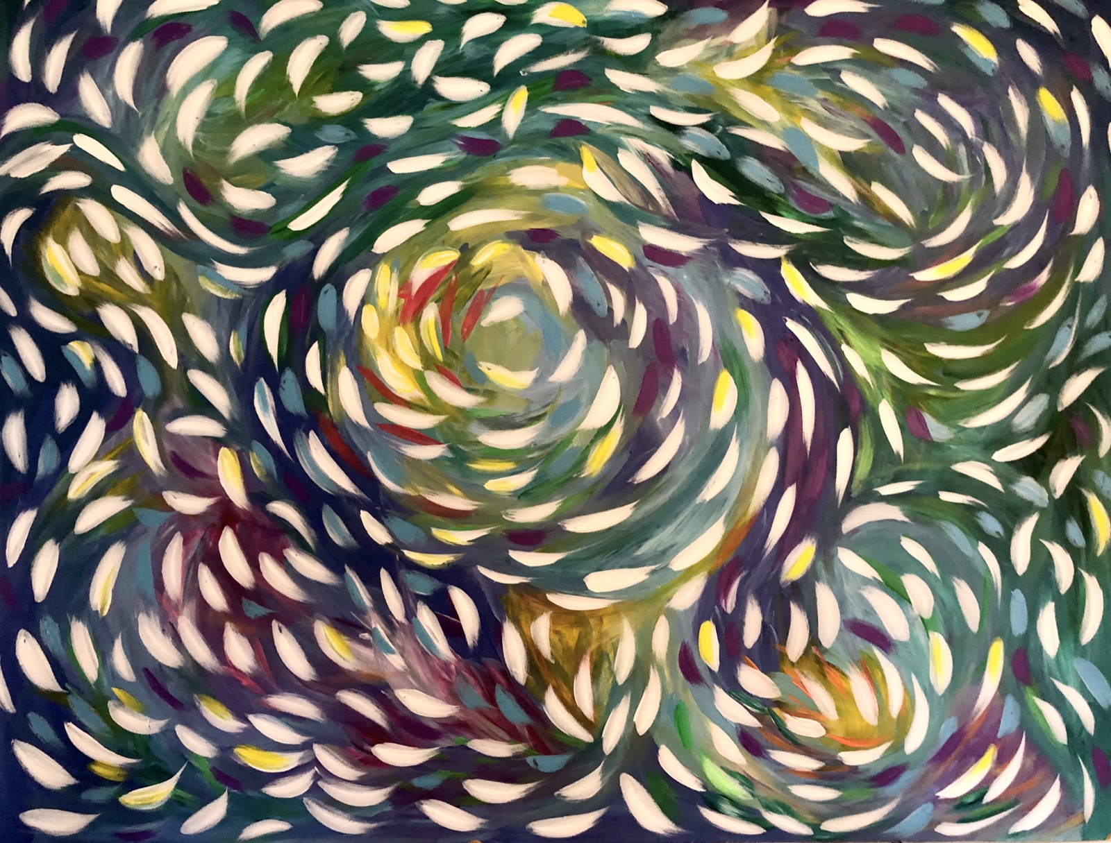 Swirl of Life — acrylic painting by RainbowStar