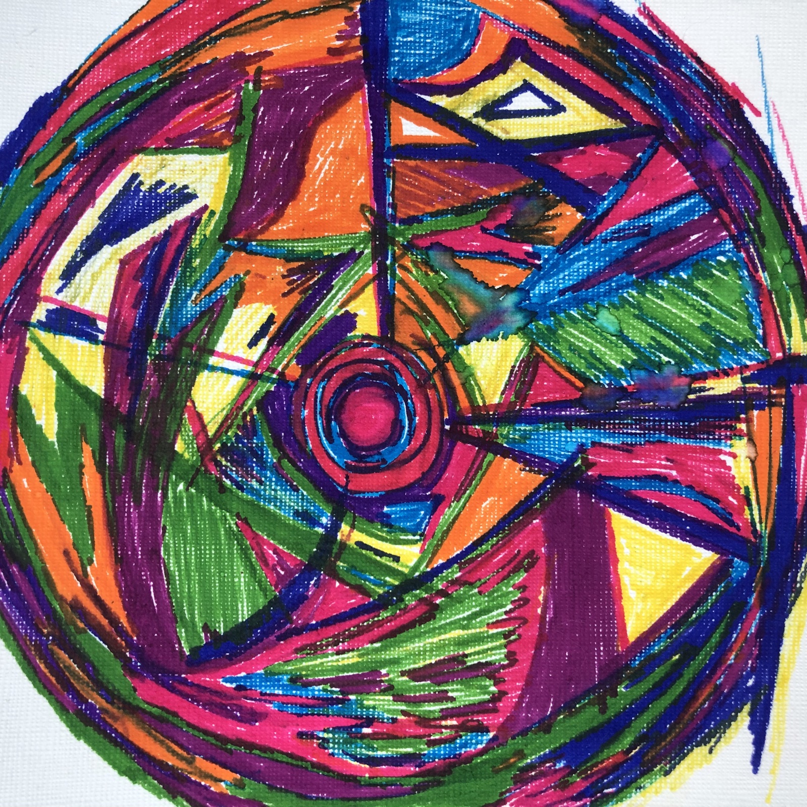 Sacred circle painting